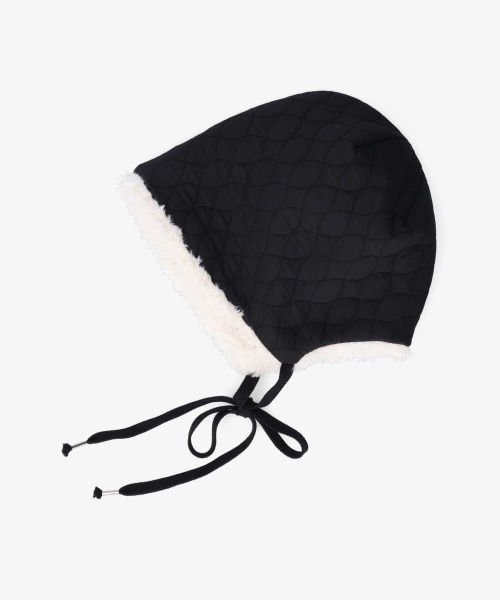 OVERRIDE（オーバーライド）の「OVERRIDE QUILTING FAKEFUR BONNET（ハット・レディース・オリーブ/ブラック・FREE）」の3枚目の写真