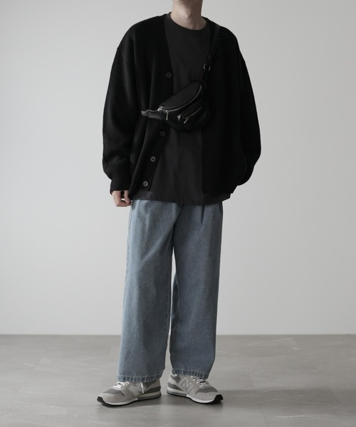 RUUBON（ルーボン）の「【RUUBON】rustic heavy weight cardigan / ラスティック ヘビーウエイト カーディガン（カーディガン/ボレロ・メンズ・ブラウン/グレー/ネイビー/ダークグレー/ナチュラル/ブラック/カーキ/チョコ/ベージュ/ライトベージュ/チャコールグレー・S/M/L）」の19枚目の写真