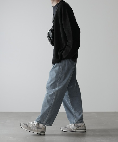 RUUBON（ルーボン）の「【RUUBON】rustic heavy weight cardigan / ラスティック ヘビーウエイト カーディガン（カーディガン/ボレロ・メンズ・ブラウン/グレー/ネイビー/ダークグレー/ナチュラル/ブラック/カーキ/チョコ/ベージュ/ライトベージュ/チャコールグレー・S/M/L）」の20枚目の写真