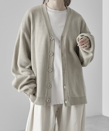 RUUBON（ルーボン）の「【RUUBON】rustic heavy weight cardigan   ラスティック ヘビーウエイト カーディガン（カーディガン/ボレロ）」