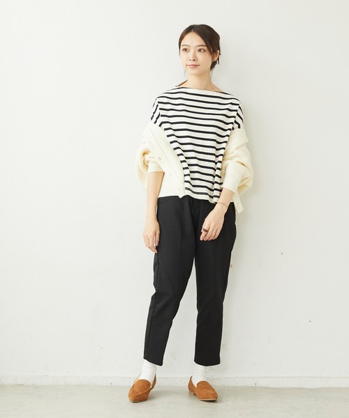 menue(メヌエ)の「フェイクムートンパンプス モカシン(パンプス・レディース・アイボリー/ブラック/ベージュ/グレイッシュベージュ/キャメル/チャコールグレー/レオパード/ライトグレー/ダークブラウン/ブラック系その他・XS/S/M/L/LL/3L)」の15枚目の写真
