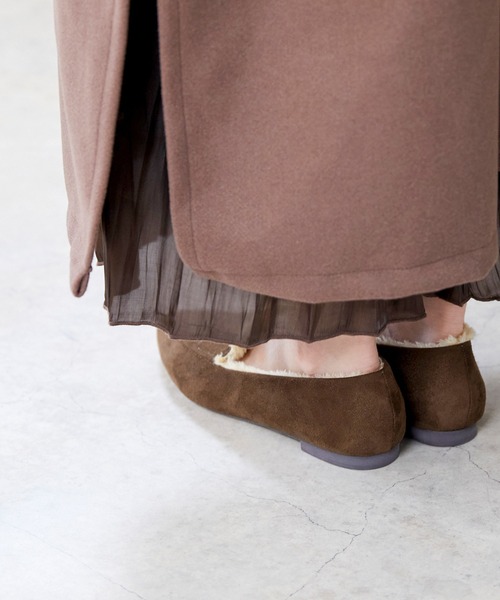 フェイクムートンパンプス モカシン（パンプス）｜menue（メヌエ）の