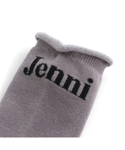 JENNI love（ジェニィラブ）の「ガーリーロゴニーハイソックス（ソックス/靴下・キッズ・ブラック/オフホワイト/グレー・22-24cm/19-21cm）」の9枚目の写真