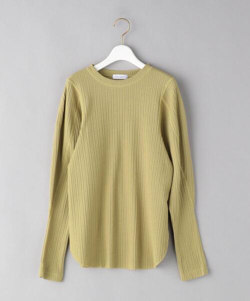 BEAUTY&YOUTH UNITED ARROWS(ビューティーアンドユースユナイテッドアローズ)の「BY ランダムリブ ボリュームスリーブカットソー(Tシャツ/カットソー・レディース・オフホワイト/オリーブ/ダークグレー・FREE)」の16枚目の写真