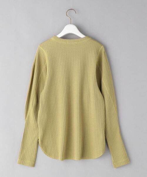 BEAUTY&YOUTH UNITED ARROWS(ビューティーアンドユースユナイテッドアローズ)の「BY ランダムリブ ボリュームスリーブカットソー(Tシャツ/カットソー・レディース・オフホワイト/オリーブ/ダークグレー・FREE)」の17枚目の写真