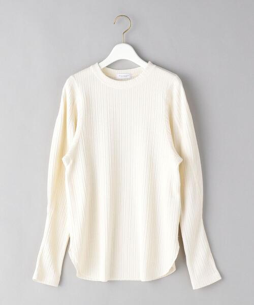 BEAUTY&YOUTH UNITED ARROWS(ビューティーアンドユースユナイテッドアローズ)の「BY ランダムリブ ボリュームスリーブカットソー(Tシャツ/カットソー・レディース・オフホワイト/オリーブ/ダークグレー・FREE)」の22枚目の写真