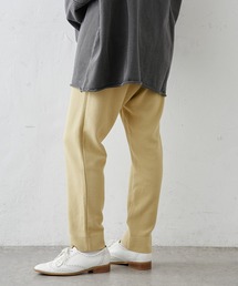 針抜きリブテーパードパンツ