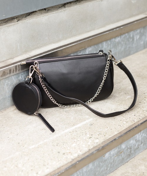 SpRay（スプレイ）の「ポ－チ付２ＷＡＹショルダ－バッグ（ショルダーバッグ・レディース・ブラック/ダークグリーン/ブルー/モカ/アイボリー/グリーン/ブラック系その他/シルバー・FREE）」の18枚目の写真