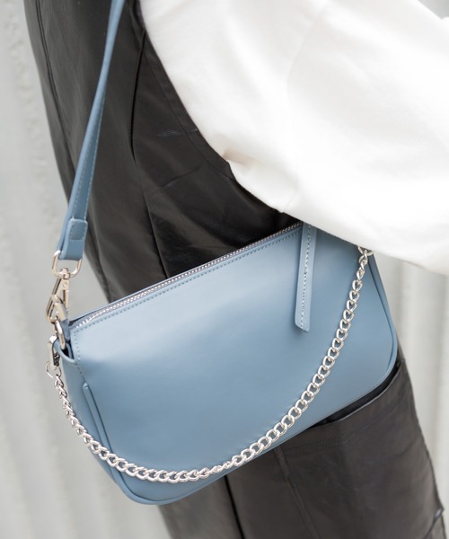 SpRay（スプレイ）の「ポ－チ付２ＷＡＹショルダ－バッグ（ショルダーバッグ・レディース・ブラック/ダークグリーン/ブルー/モカ/アイボリー/グリーン/ブラック系その他/シルバー・FREE）」の16枚目の写真