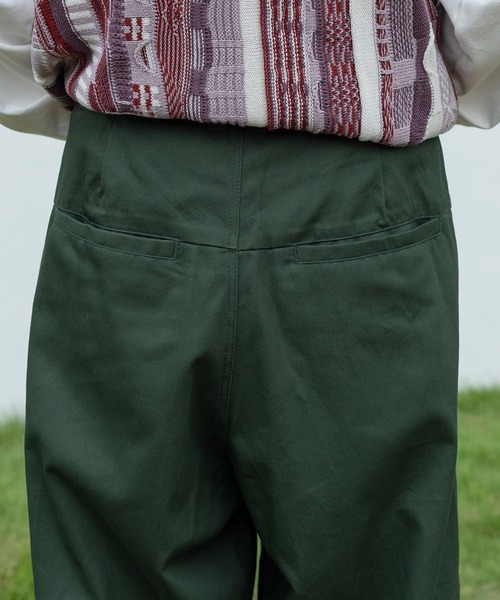 kutir（クティール）の「ワイドタックストレートパンツ（その他パンツ・メンズ・ダークブラウン/オレンジ/グリーン/マスタード・SMALL/MEDIUM/LARGE）」の17枚目の写真