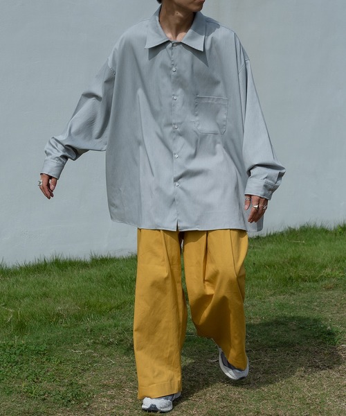 kutir（クティール）の「ワイドタックストレートパンツ（その他パンツ・メンズ・ダークブラウン/オレンジ/グリーン/マスタード・SMALL/MEDIUM/LARGE）」の12枚目の写真