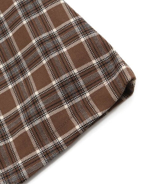 algy（アルジー）の「チェックドッキングワンピ（ワンピース・キッズ・ベージュ/ブラック・XX-SMALL/SMALL/XXX-SMALL/MEDIUM/X-SMALL）」の5枚目の写真