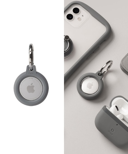 iFace（アイフェイス）の「AirTag専用 iFace Reflection ケース エアタグ（スマホグッズ・レディース・ブラック/グレー/ネイビー/レッド/ベージュ/カーキ/サックスブルー・FREE）」の3枚目の写真