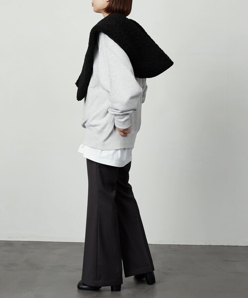 Firsthand(ファーストハンド)の「Firsthand/ファーストハンド マルチウェイボアストール(マフラー・レディース・キャメル/ブラック・ONE SIZE)」の7枚目の写真