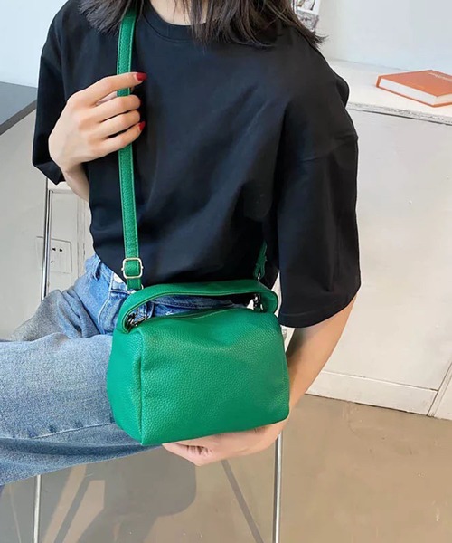 lala Born（ララボーン）の「2wayカラーポーチバッグ（ショルダーバッグ・レディース・ブラック/オレンジ/グリーン・FREE）」の8枚目の写真