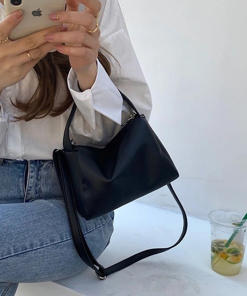 lala Born（ララボーン）の「2wayカラーポーチバッグ（ショルダーバッグ・レディース・ブラック/オレンジ/グリーン・FREE）」の13枚目の写真