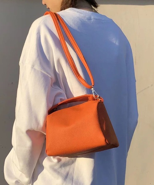 lala Born（ララボーン）の「2wayカラーポーチバッグ（ショルダーバッグ・レディース・ブラック/オレンジ/グリーン・FREE）」の18枚目の写真