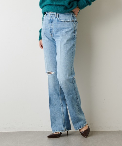 Re Done（リダン）の「【RE/DONE】70S ブーツカットデニム（デニムパンツ・レディース・ブルー・25/26/27）」の16枚目の写真