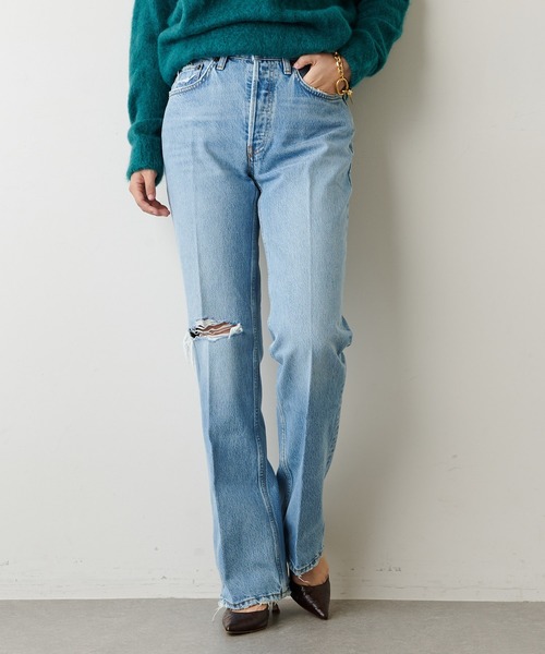 Re Done（リダン）の「【RE/DONE】70S ブーツカットデニム（デニムパンツ・レディース・ブルー・25/26/27）」の4枚目の写真