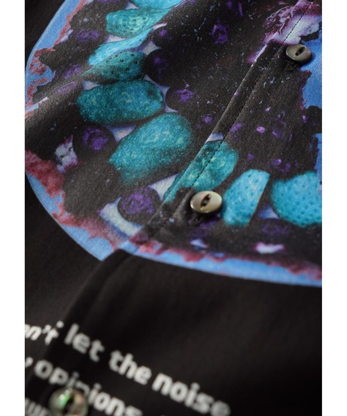 SHAREEF（シャリーフ）の「"BERRY TART"  L/S SHIRTS（シャツ/ブラウス・メンズ・ホワイト/ブラック/ミント・1/2/3）」の6枚目の写真