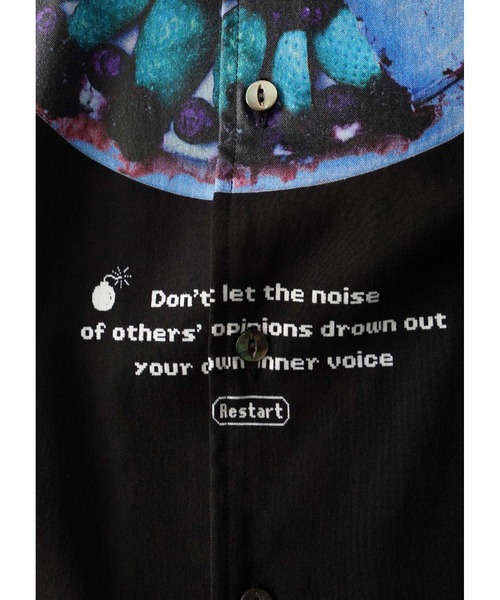 SHAREEF（シャリーフ）の「"BERRY TART"  L/S SHIRTS（シャツ/ブラウス・メンズ・ホワイト/ブラック/ミント・1/2/3）」の7枚目の写真