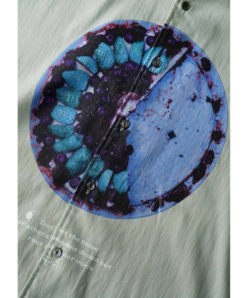 SHAREEF（シャリーフ）の「"BERRY TART"  L/S SHIRTS（シャツ/ブラウス・メンズ・ホワイト/ブラック/ミント・1/2/3）」の13枚目の写真