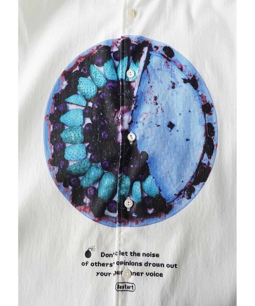 SHAREEF（シャリーフ）の「"BERRY TART"  L/S SHIRTS（シャツ/ブラウス・メンズ・ホワイト/ブラック/ミント・1/2/3）」の17枚目の写真