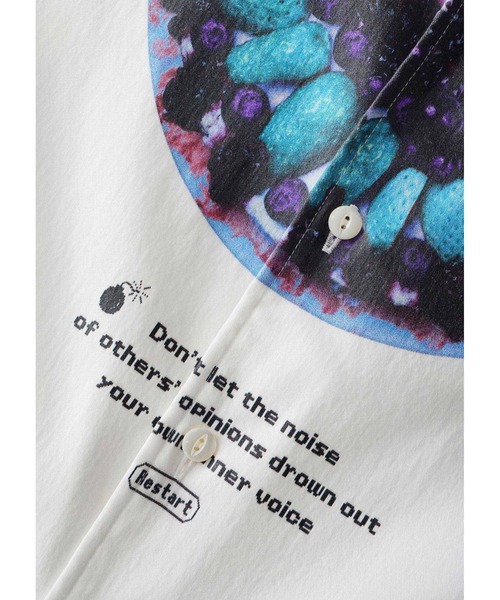 SHAREEF（シャリーフ）の「"BERRY TART"  L/S SHIRTS（シャツ/ブラウス・メンズ・ホワイト/ブラック/ミント・1/2/3）」の20枚目の写真