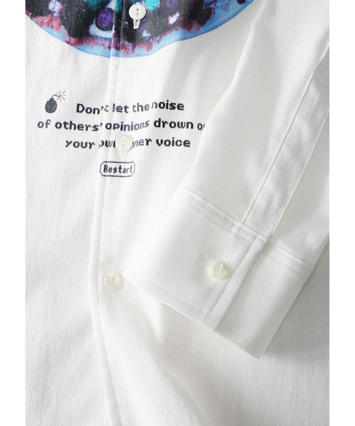 SHAREEF（シャリーフ）の「"BERRY TART"  L/S SHIRTS（シャツ/ブラウス・メンズ・ホワイト/ブラック/ミント・1/2/3）」の22枚目の写真