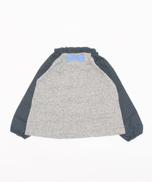 RAGMART（ラグマート）の「切り替えTシャツ（Tシャツ/カットソー・キッズ・グレー/オフホワイト/イエロー・110cm/100cm/120cm/130cm）」の4枚目の写真