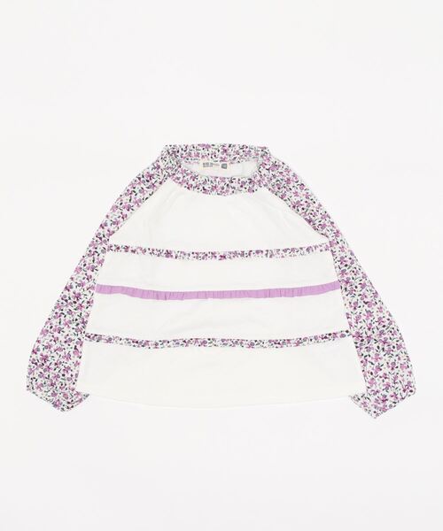 RAGMART（ラグマート）の「切り替えTシャツ（Tシャツ/カットソー・キッズ・グレー/オフホワイト/イエロー・110cm/100cm/120cm/130cm）」の9枚目の写真