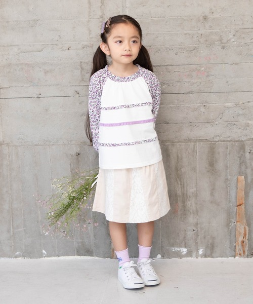 RAGMART（ラグマート）の「切り替えTシャツ（Tシャツ/カットソー・キッズ・グレー/オフホワイト/イエロー・110cm/100cm/120cm/130cm）」の17枚目の写真