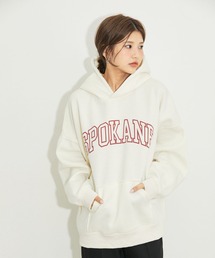 vis-`a-vis | 【WEB限定】カレッジロゴ裏毛フーディプルオーバー(パーカー)