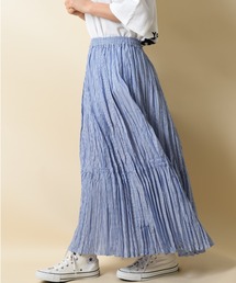 INTERPLANET | ランダムプリーツロングスカート(スカート)