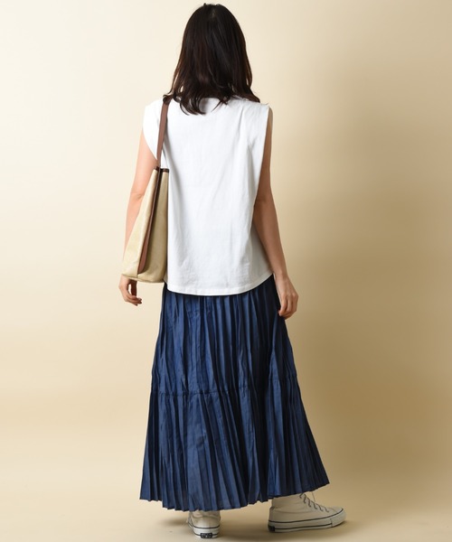 INTERPLANET(インタープラネット)の「ランダムプリーツロングスカート(スカート・レディース・ブルー/ブラック/ブルー系その他・FREE)」の18枚目の写真