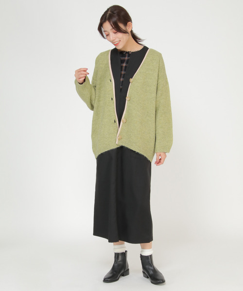 LBC（エルビーシー）の「深Vジャンスカ（ジャンパースカート・レディース・ブラック/ネイビー・M）」の11枚目の写真