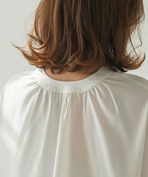 rectangle(レクタングル)の「2WAYレースアップブラウス(シャツ/ブラウス・レディース・オフホワイト/グレイッシュベージュ・FREE)」の16枚目の写真