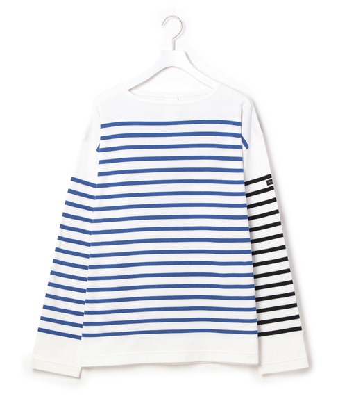 ADAM ET ROPE'（アダムエロペ）の「【G.F.G.S. for ADAM ET ROPE'】別注ボートネックボーダー（Tシャツ/カットソー・レディース・ピンク系その他/グリーン系その他/ブルー系その他4・FREE）」の12枚目の写真