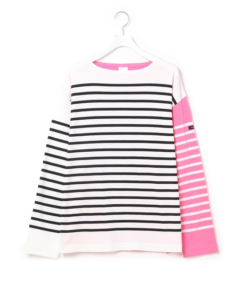 ADAM ET ROPE'（アダムエロペ）の「【G.F.G.S. for ADAM ET ROPE'】別注ボートネックボーダー（Tシャツ/カットソー・レディース・ピンク系その他/グリーン系その他/ブルー系その他4・FREE）」の20枚目の写真