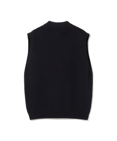Demi-Luxe BEAMS（デミルクス ビームス）の「Demi-Luxe BEAMS / ニット ベスト（ベスト・レディース・ネイビー/オフホワイト・ONE SIZE）」の11枚目の写真