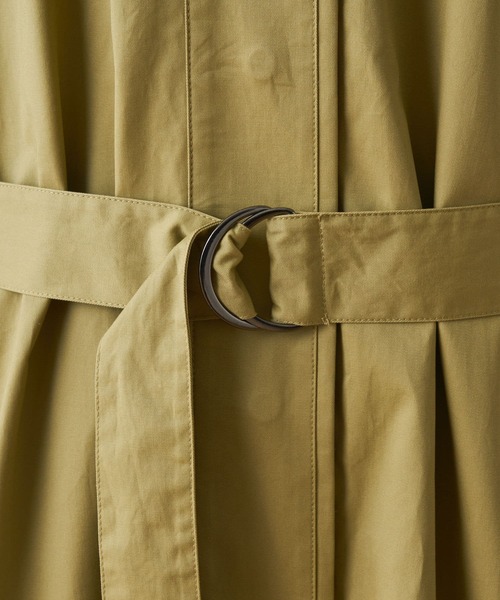 BEARDSLEY（ビアズリー）の「袖のベルトから生まれる立体感が◎ノーカラートレンチコート（トレンチコート・レディース・ライトベージュ/オリーブ・FREE）」の18枚目の写真