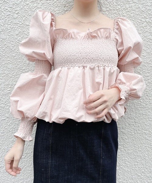 lilLilly（リルリリー）の「バルーンパフブラウス（シャツ