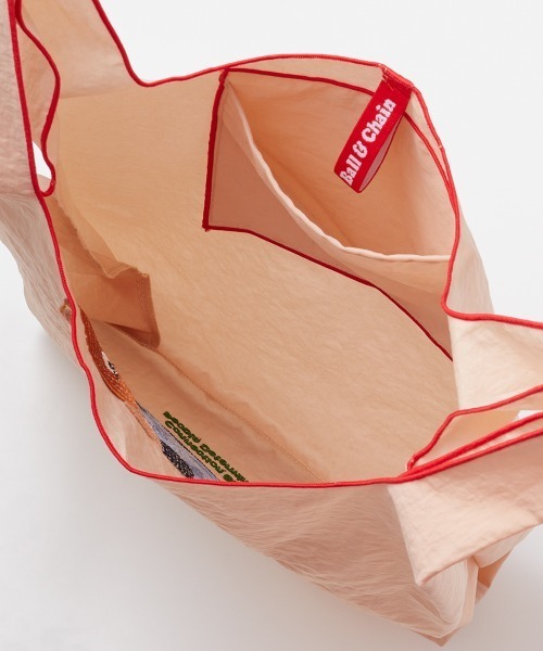 ダブルスタンダードクロージング BALL＆CHAINピンクパンサー　エコバッグ DOUBLE STANDARD CLOTHING×BALL＆CHAIN】ピンクパンサーコラボM