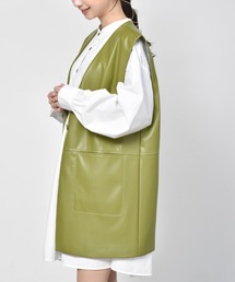 RETRO GIRL | フェイクレザーベスト(ベスト)