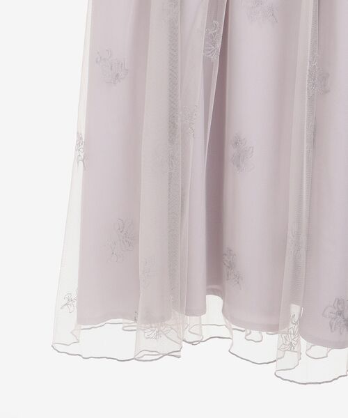 MAJESTIC LEGON(マジェスティックレゴン)の「エンブロイダリーチュールワンピース(ワンピース・レディース・アイボリー/ラベンダー/ピンクベージュ・SMALL/MEDIUM)」の15枚目の写真