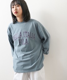 FILA | 【FILA】 カレッジロゴ7分袖Tシャツ【ユニセックス】(Tシャツ/カットソー)