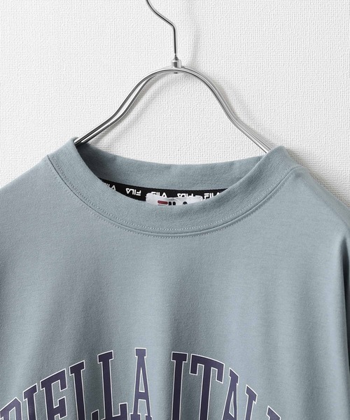 FILA（フィラ）の「【FILA】 カレッジロゴ7分袖Tシャツ（Tシャツ/カットソー・レディース・ホワイト/ブラック/サックスブルー・MEDIUM/LARGE/X-LARGE）」の18枚目の写真