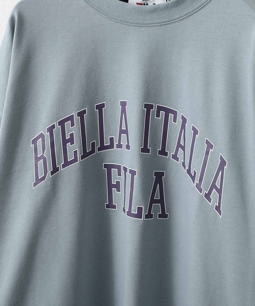 FILA（フィラ）の「【FILA】 カレッジロゴ7分袖Tシャツ（Tシャツ/カットソー・レディース・ホワイト/ブラック/サックスブルー・MEDIUM/LARGE/X-LARGE）」の19枚目の写真