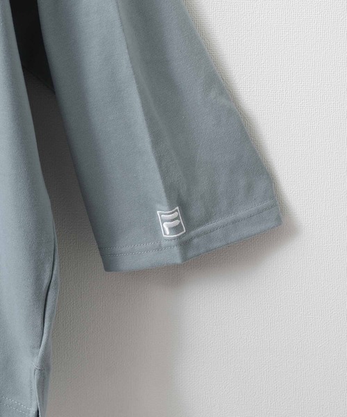 FILA（フィラ）の「【FILA】 カレッジロゴ7分袖Tシャツ（Tシャツ/カットソー・レディース・ホワイト/ブラック/サックスブルー・MEDIUM/LARGE/X-LARGE）」の20枚目の写真