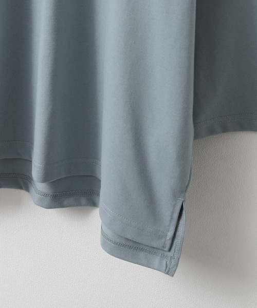 FILA（フィラ）の「【FILA】 カレッジロゴ7分袖Tシャツ（Tシャツ/カットソー・レディース・ホワイト/ブラック/サックスブルー・MEDIUM/LARGE/X-LARGE）」の21枚目の写真